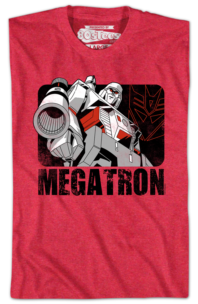 Rustic Megatron Transformers T Shirt Transformers Mens T Shirt 9690