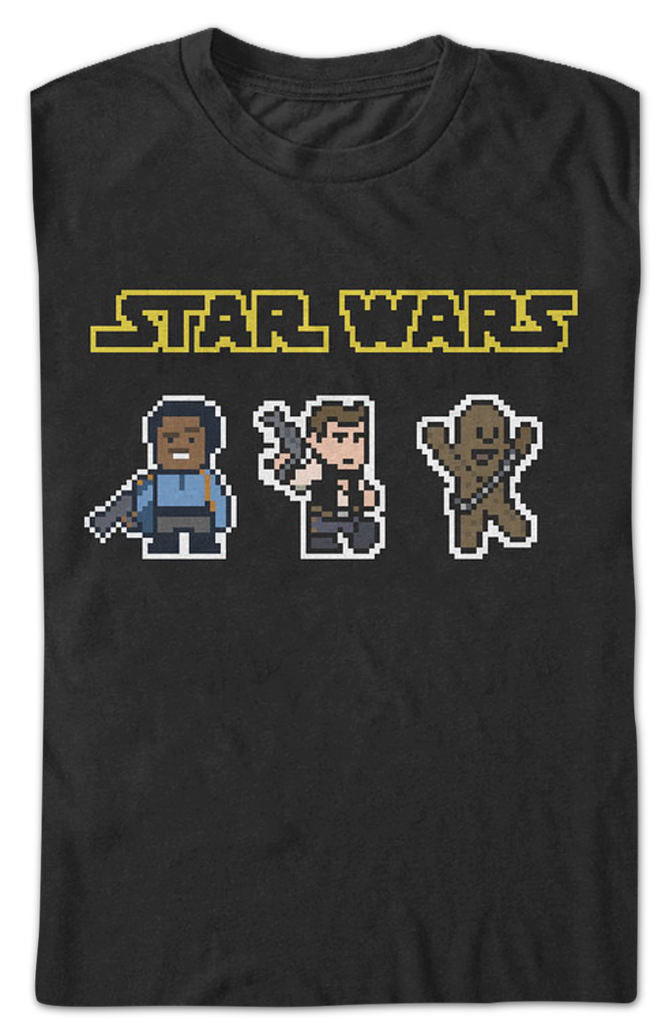 8 bit star wars shirt hotsell