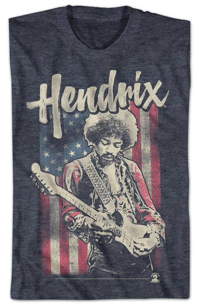 Jimi Hendrix Women's T-shirt Both Sides of the Sky Pastel Graphic