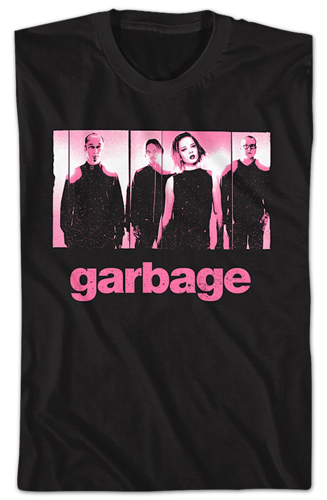 Band Photo Garbage T Shirt