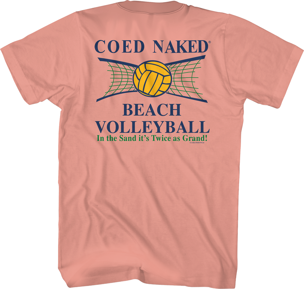 Beach Volleyball Coed Naked T-Shirt