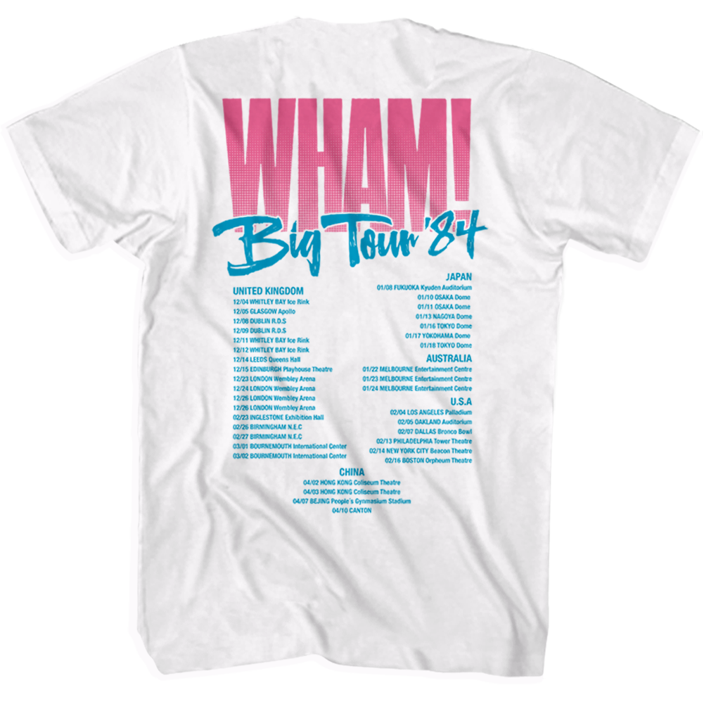 Big Tour 84 Wham T-Shirt: Wham T-Shirt