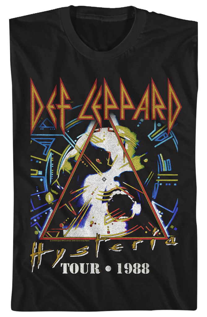 Black Hysteria Tour Def Leppard T-Shirt