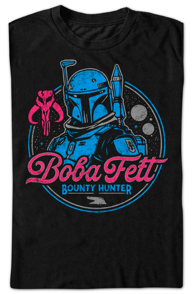 Boba Fett Bounty Hunter In A Galaxy Far Far Away Star Wars T Shirt 4440