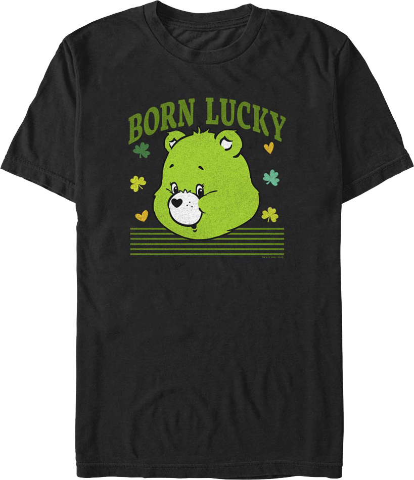 Born Lucky Care Bears T Shirt