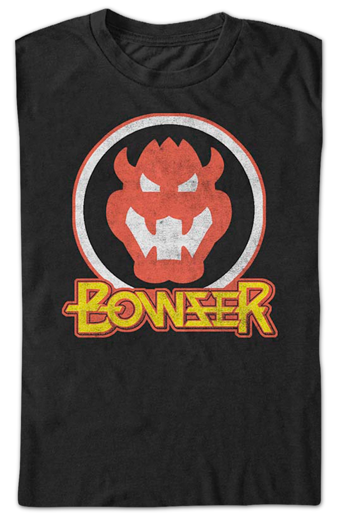 Jack Black Bowser Peaches vs Kung Fu Panda T-Shirt