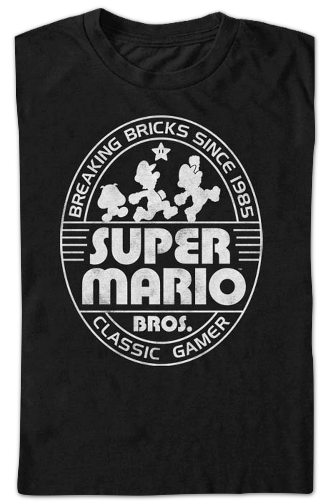 Breaking Bricks Since 1985 Super Mario Bros. T-Shirt