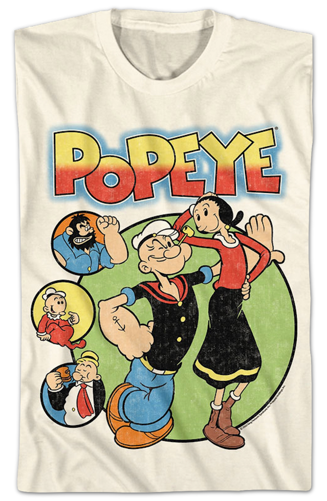 Character Circles Popeye T-Shirt