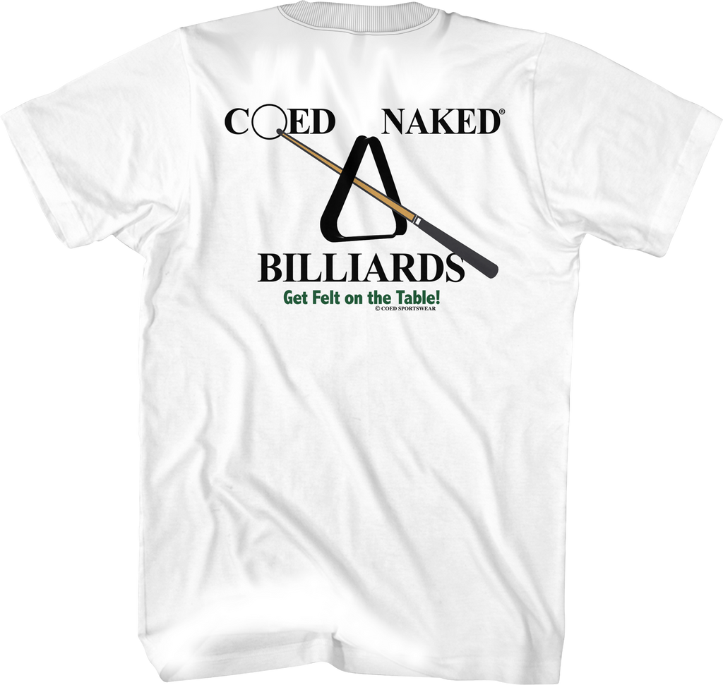 Billiards Coed Naked T Shirt 1737