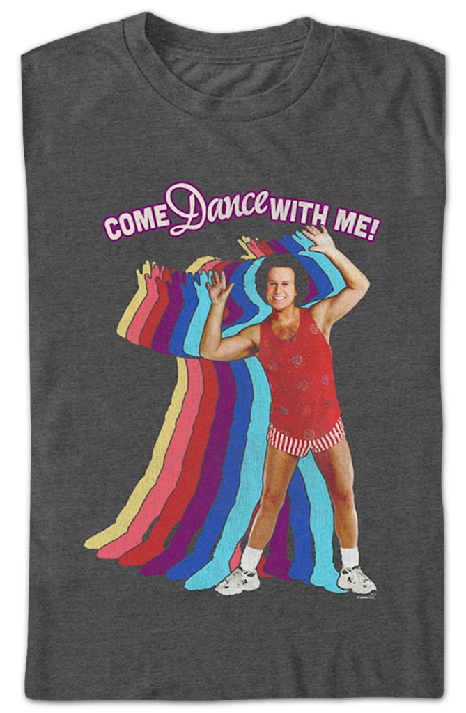 Come Dance With Me Richard Simmons TShirt