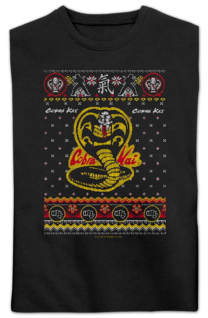 Cobra kai hot sale ugly sweater