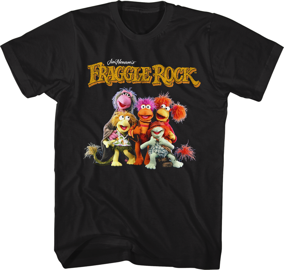 Fraggle Rock Group Hug Brand A Transparen T-shirt - Olashirt