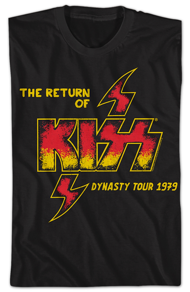 New Lucky Brand Mens L Tshirt KISS World Tour 1979 KISS Crew