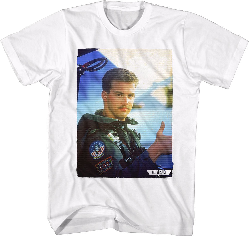 TOP GUN oversized men's t-shirt cotton vintage movie print t-shirt