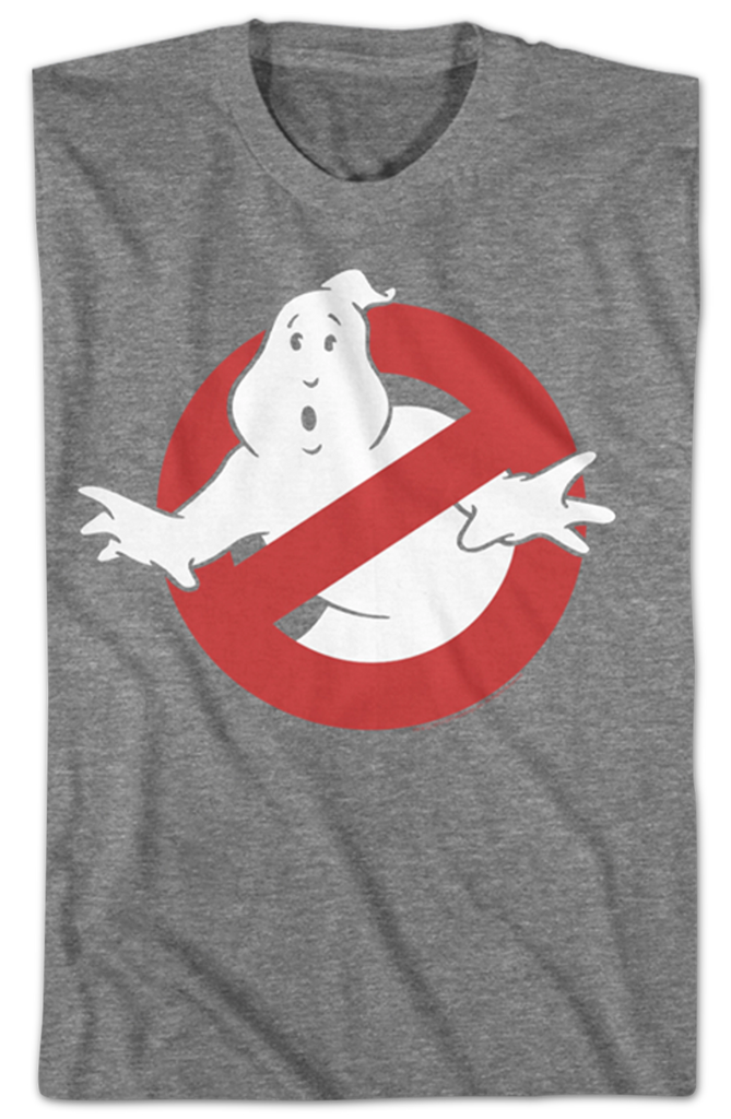 Real Ghostbusters Logo T-Shirt: Ghostbusters Mens T-Shirt