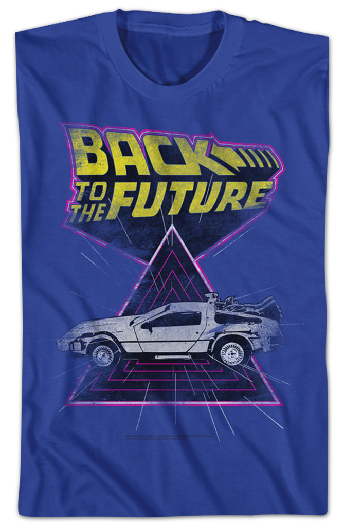 Time Machine Back To The Future T Shirt 4038