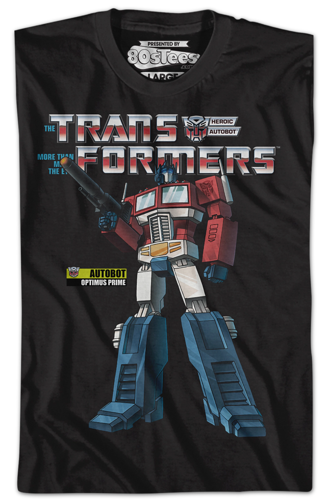 Heroic Autobot Optimus Prime Transformers T-shirt