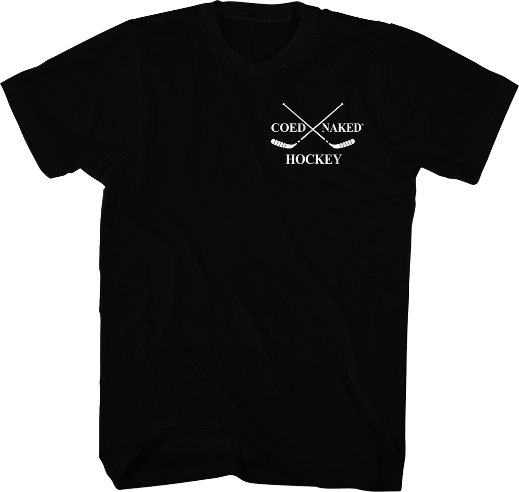 Coed Naked Hockey T-Shirt — Coed Naked Clothing