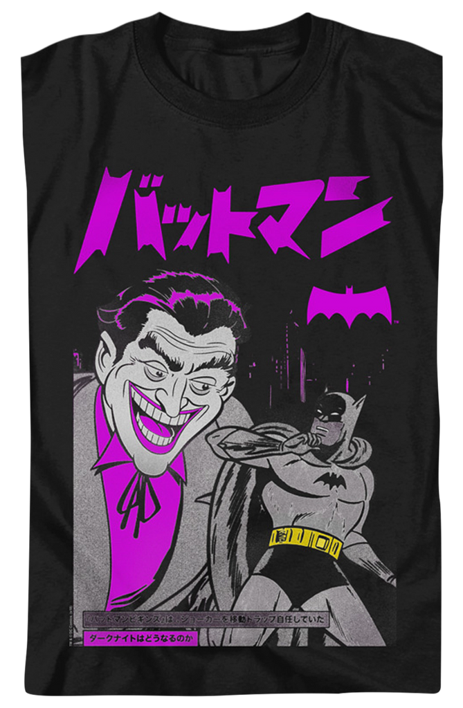 Japanese Joker and Batman T-Shirt