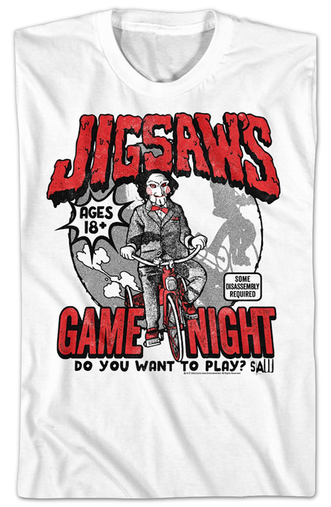 Jigsaw's Game Night Saw T-Shirt