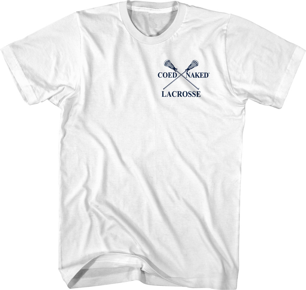 Lacrosse Coed Naked T-Shirt