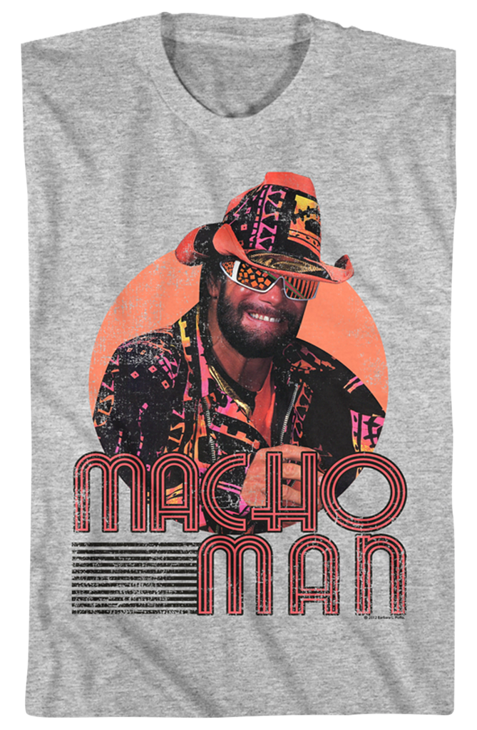 Macho Man Randy Savage & good Miss Elizabeth WWE Officially licensed XXL T-Shirt, WWF