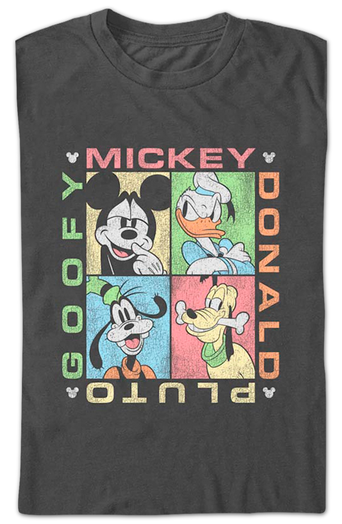 Disney, Shirts & Tops, Disney Mickey Goofy Donald Pluto Tshirt Kids Xl  Fits Women Too