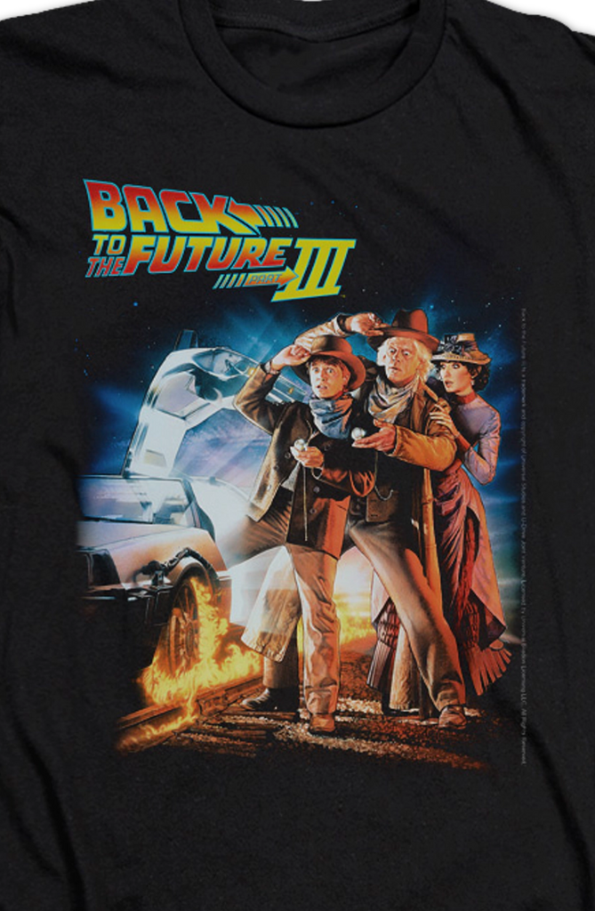 Movie Poster Back To The Future Part III T-Shirt