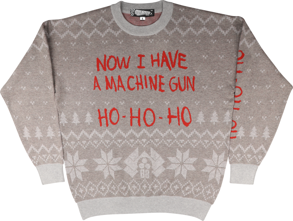 Die hard christmas sweater knit best sale