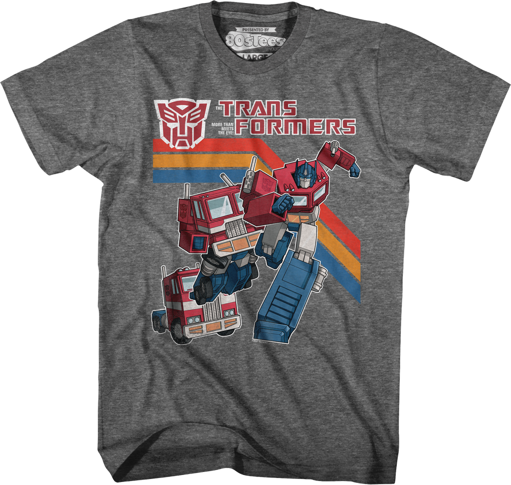 Old School Optimus Prime Transformers T-Shirt