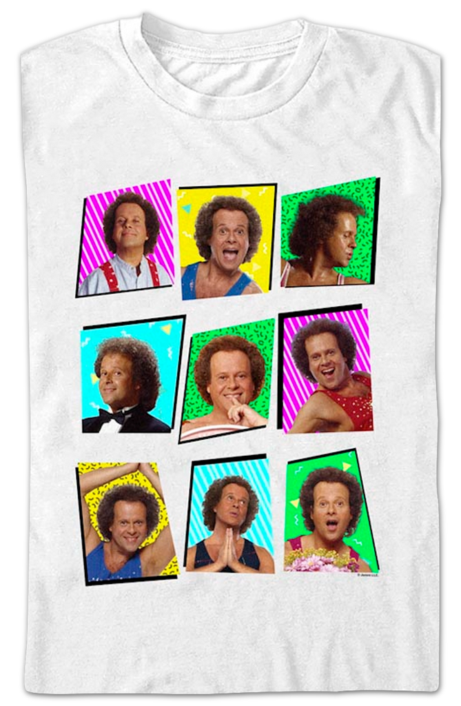 Retro Collage Richard Simmons TShirt