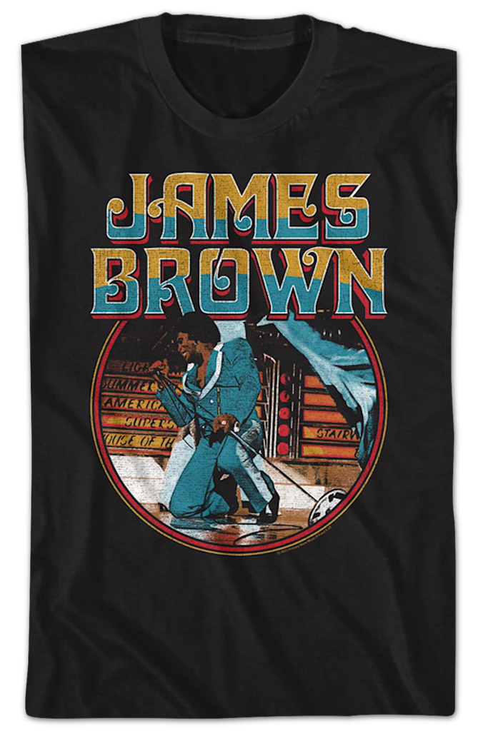 Retro Kneel James Brown T-Shirt