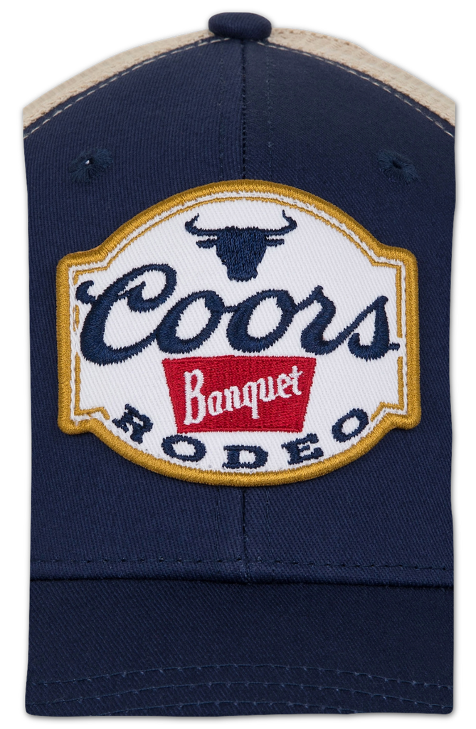 Old Style Beer Striped Vintage Mesh Trucker Hat
