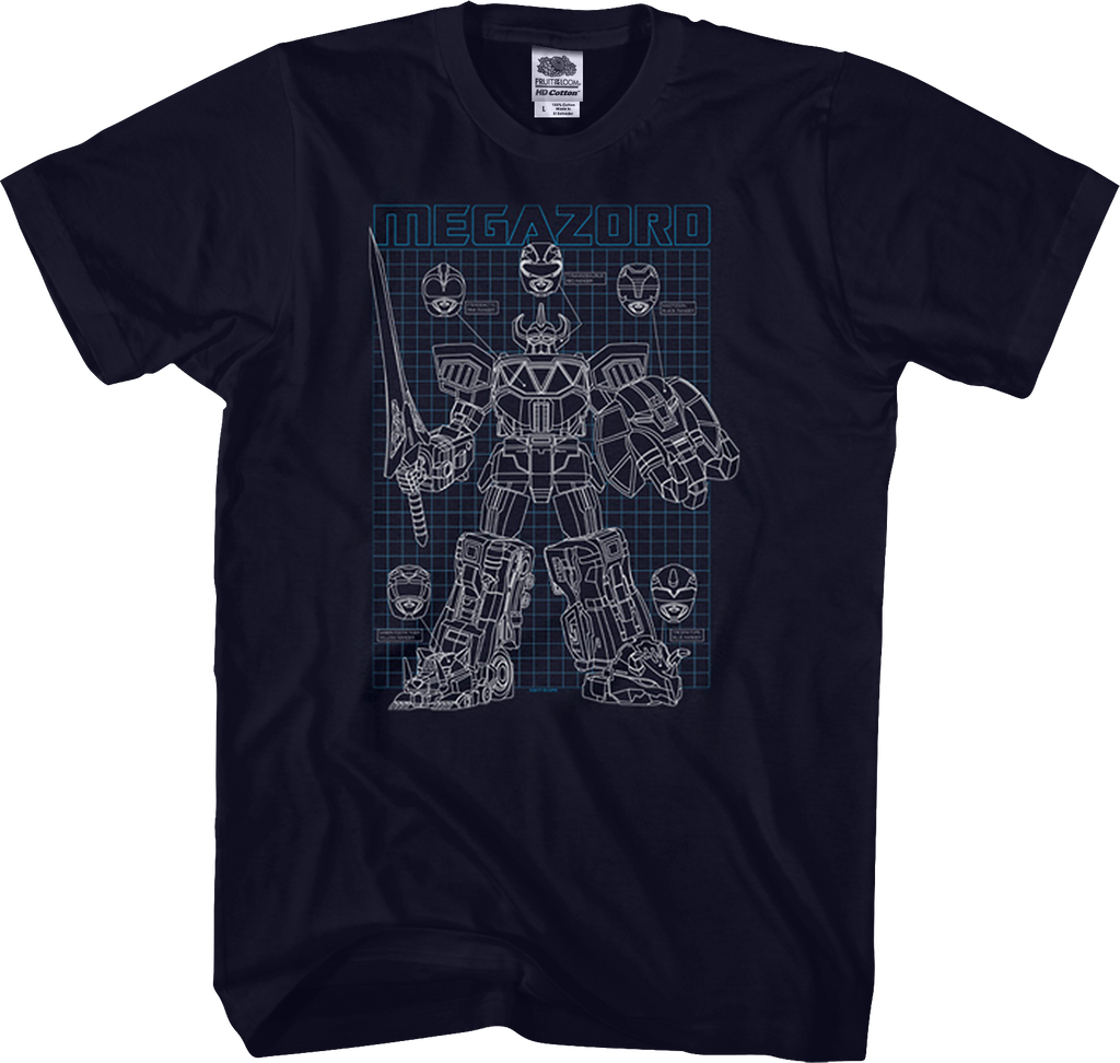 Megazord best sale t shirt