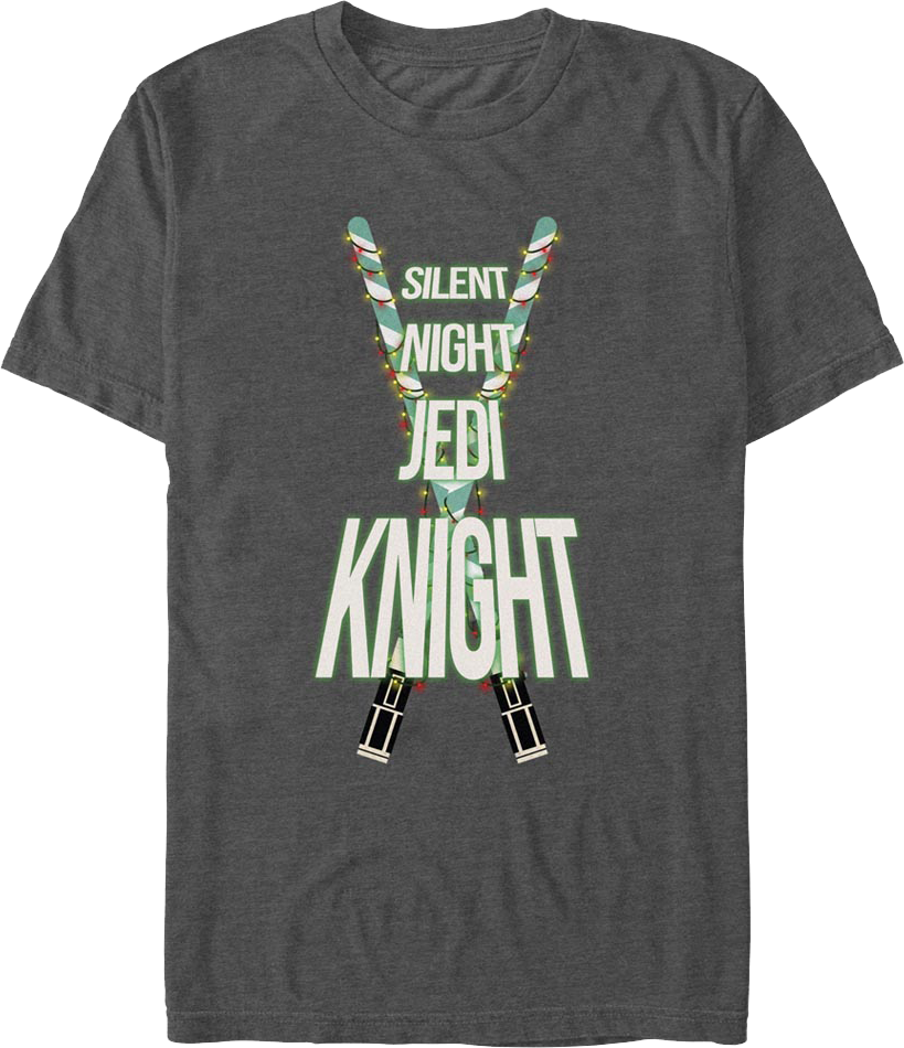 Silent Night Jedi Knight Star Wars T-shirt