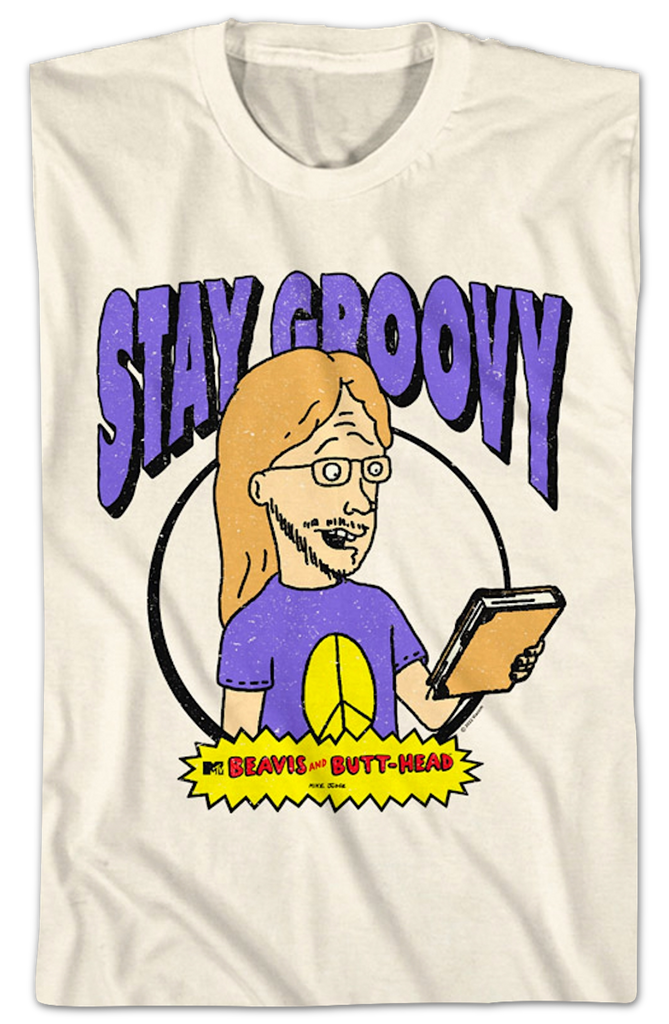 Stay Groovy Beavis And Butt-Head T-Shirt