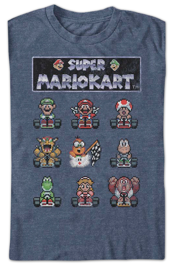 Super Mario Kart Nintendo T Shirt