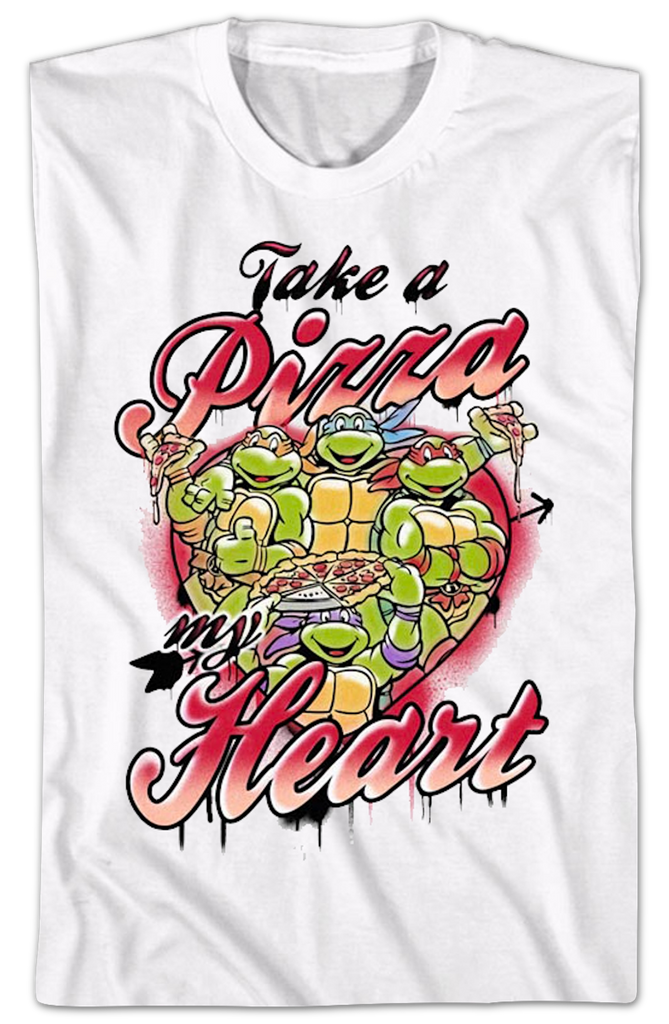 Ladies Michelangelo's Pizzeria Teenage Mutant Ninja Turtles Shirt Junior/Ladies Medium T-shirts