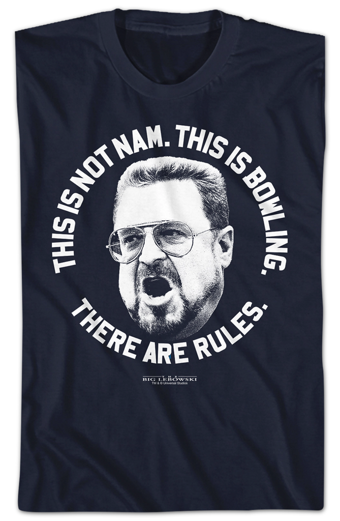 There Are Rules Big Lebowski TShirt