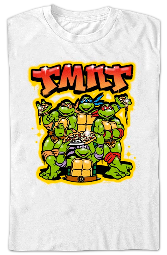 Airbrush Ninja Turtles Shirt Design 5T / No