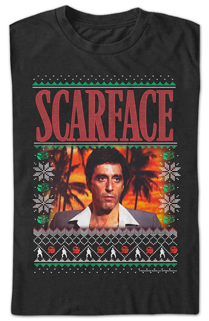 Tony montana hot sale christmas sweater