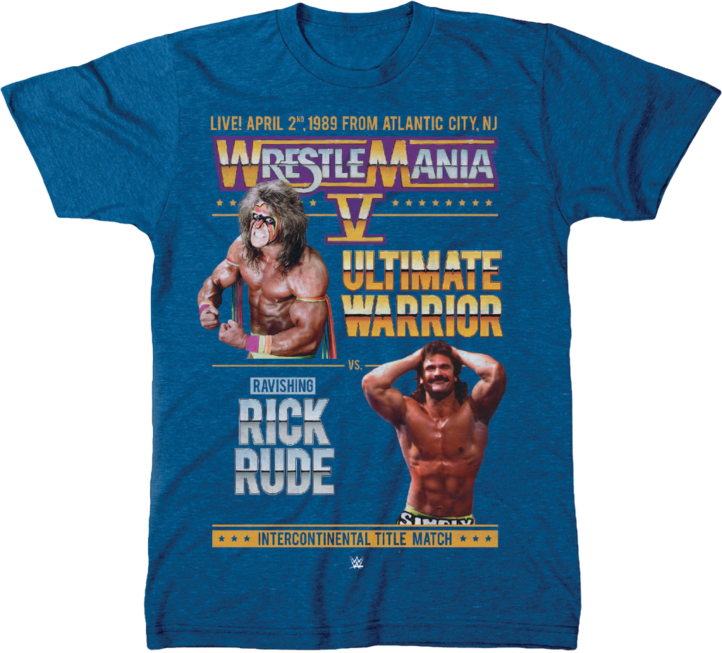 Ultimate Warrior vs Rick Rude WrestleMania V T-Shirt