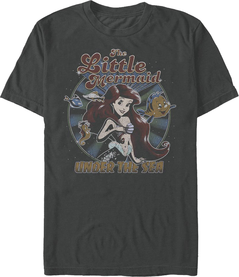 Disney ariel t shirt adults on sale