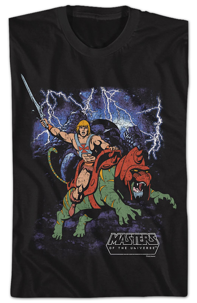 Vintage He-Man online Iron-On On New T-Shirt