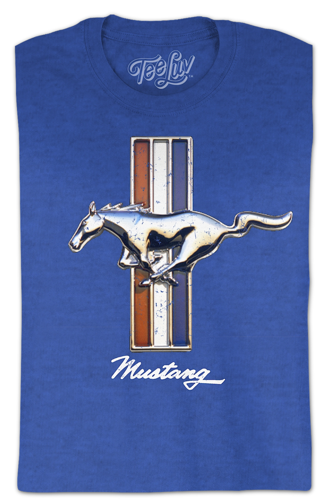 Mustang logo hotsell t shirt