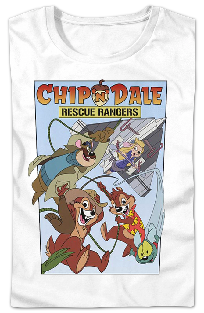 Chip and dale store rescue rangers shirt