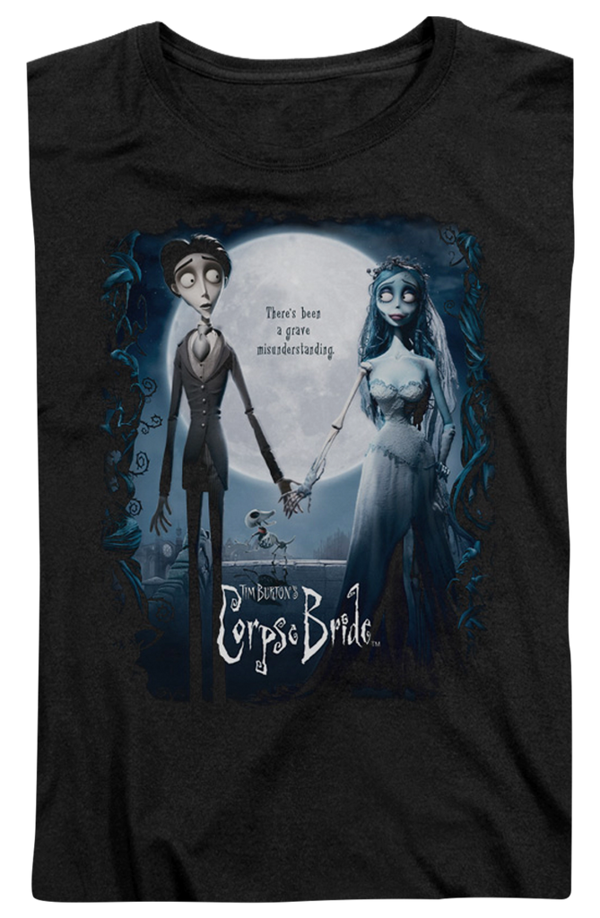 VINTAGE high quality Tim Burton's Corpse Bride Movie 2005 T-shirt size XL