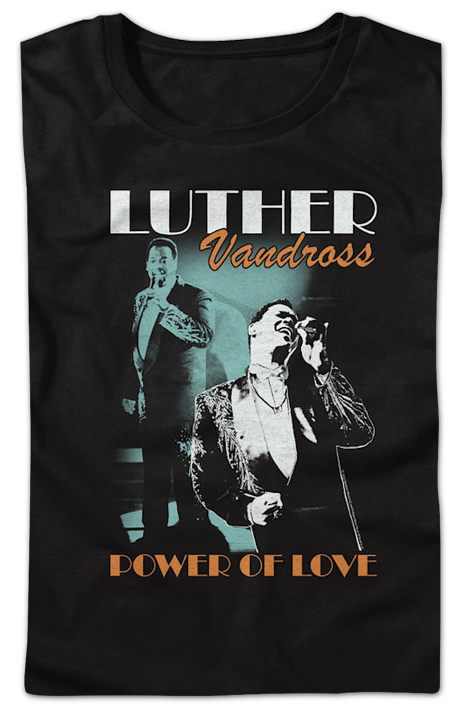 売りネット Luther vandross Power of love tour tシャツ | www