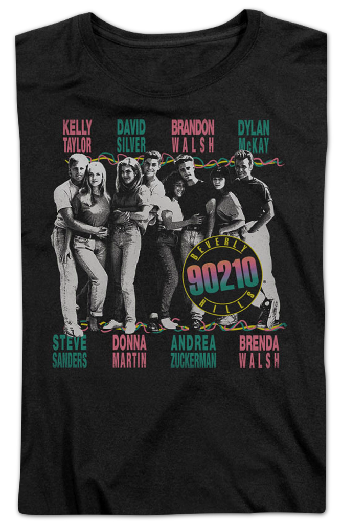 Womens The Cast Of Beverly Hills 90210 Shirt