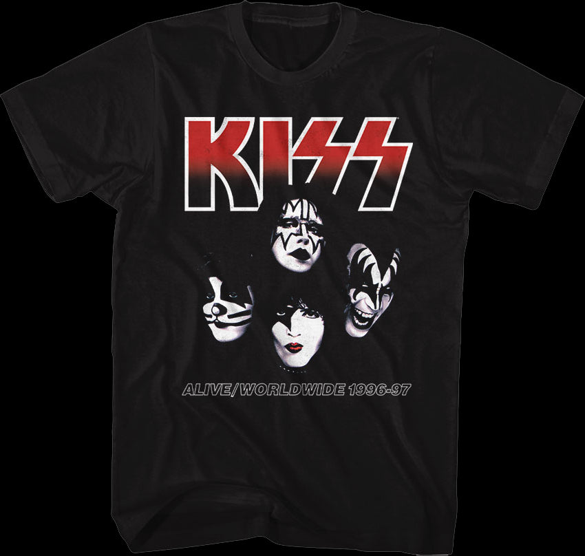 Alive/Worldwide 1996-97 KISS T-Shirt